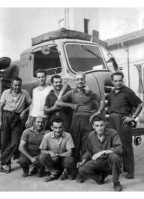 Vioni e i camionisti della Landini